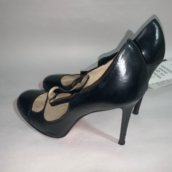 auth CHRISTIAN LOUBOUTIN size 37.5 calfskin heels - Picture 8 of 8